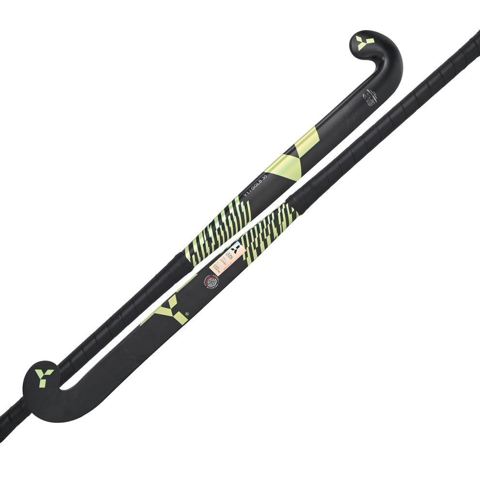 Y1 GLG 30 Low Bow Hockey Stick — Green