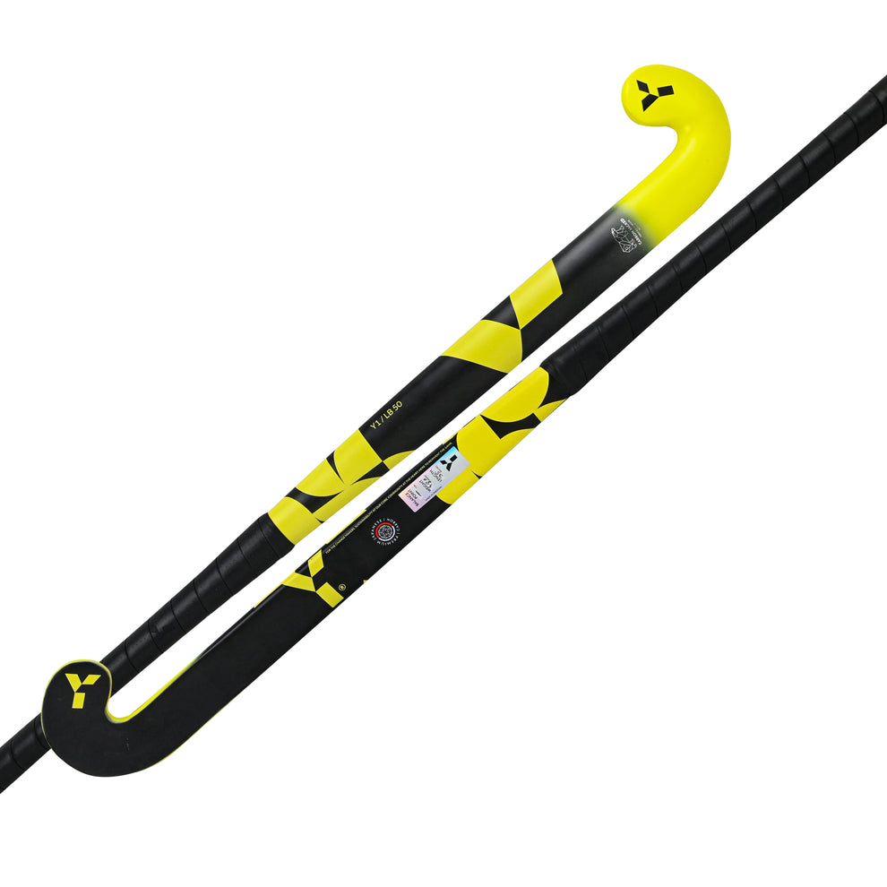 Y1 LB 50 Low Bow Hockey Stick — Yellow