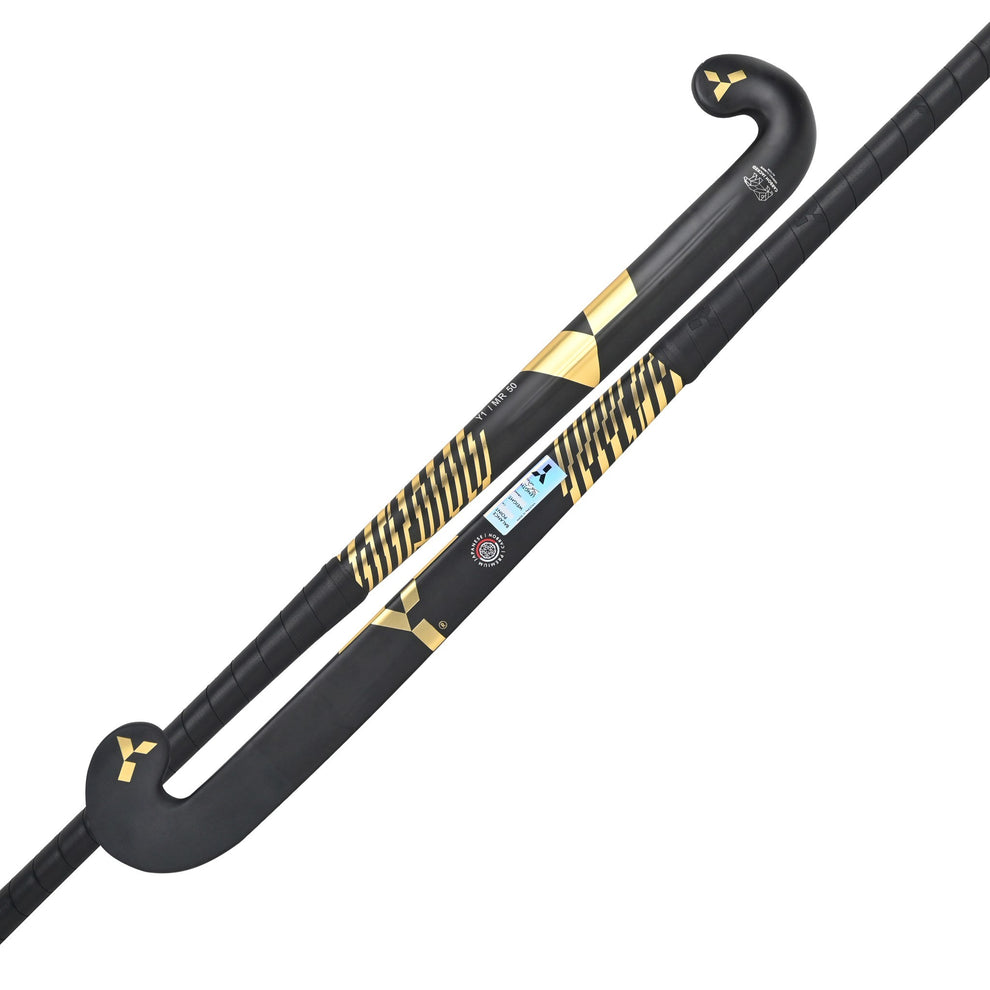 Y1 MR 50 Low Bow Hockey Stick— Gold