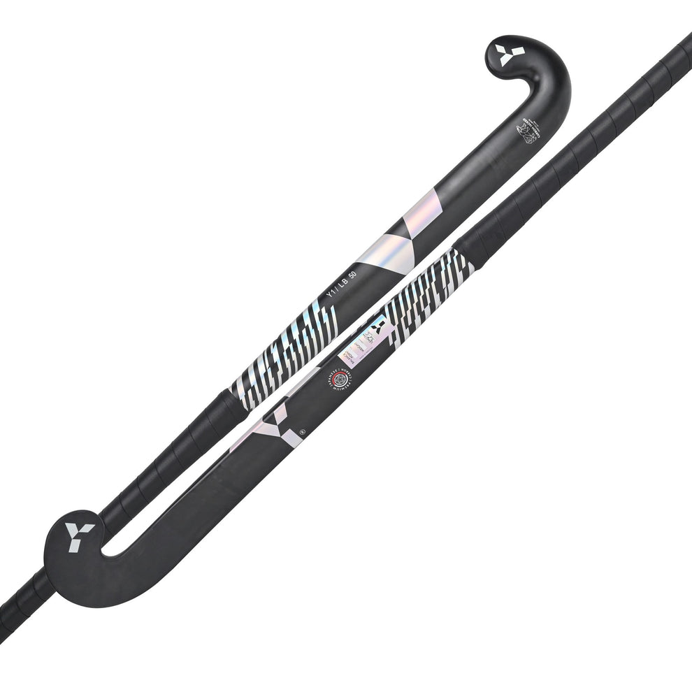 Y1 LB 50 Low Bow Hockey Stick — Silver